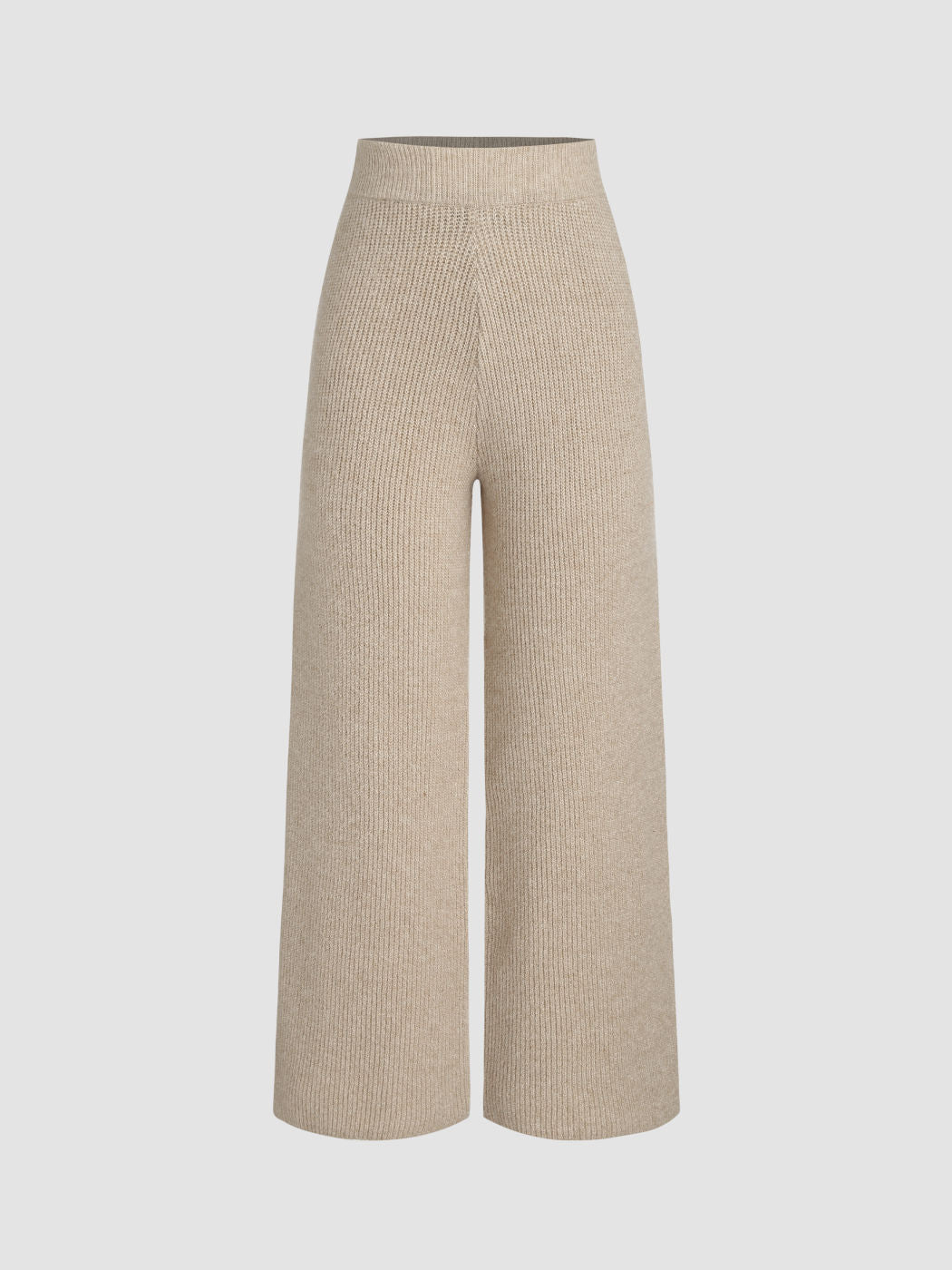 Wool-blend Knitted Trousers